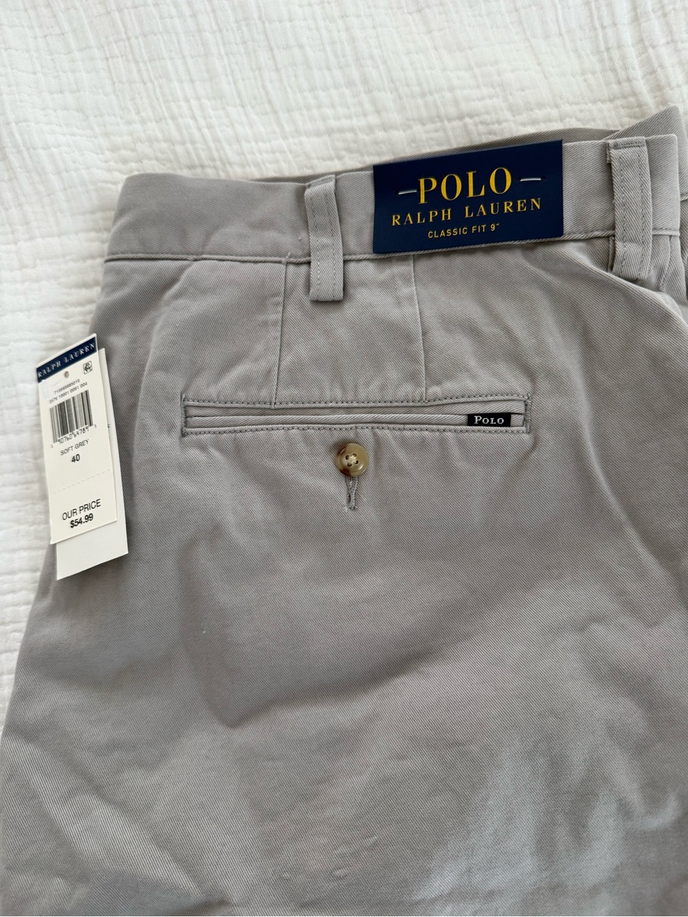 Polo by Ralph Lauren Light Gray Classic Chinos